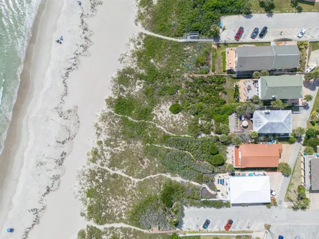 Aerial View Beach Access