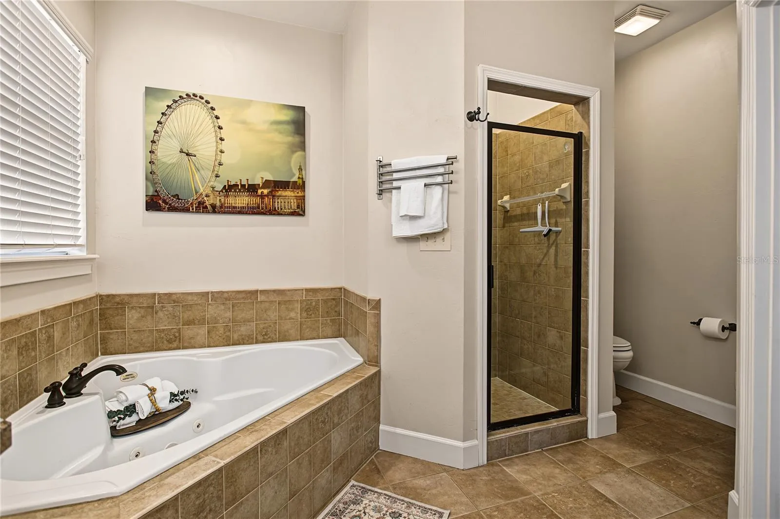 Primary tub shower