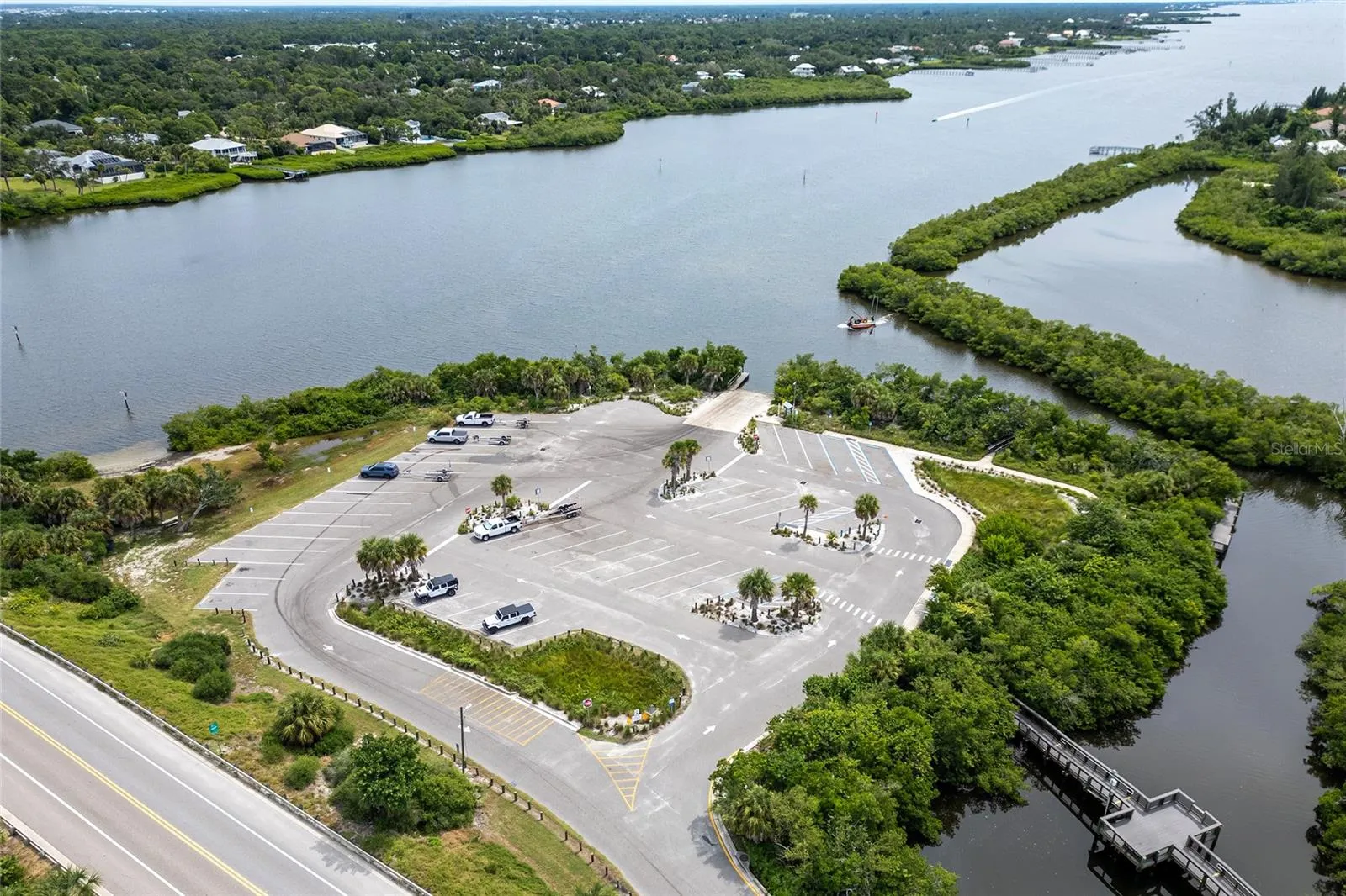 Boat Ramp at Manasota Key beach
