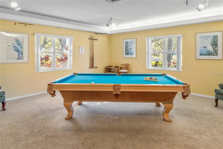 Billiard room
