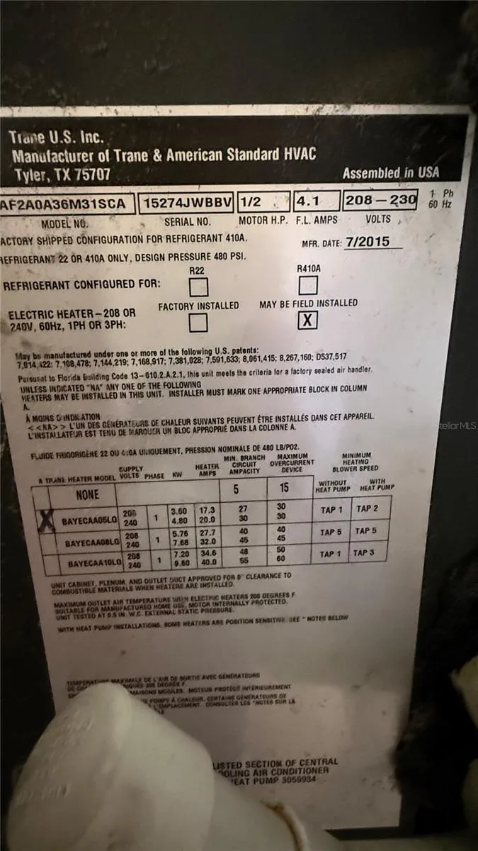 HVAC System 2015
