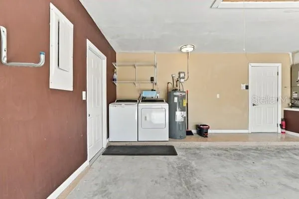 2 Car garage + Laundry