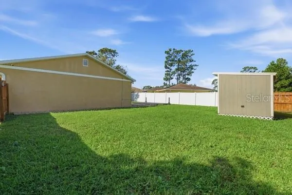 Side yard + Shed