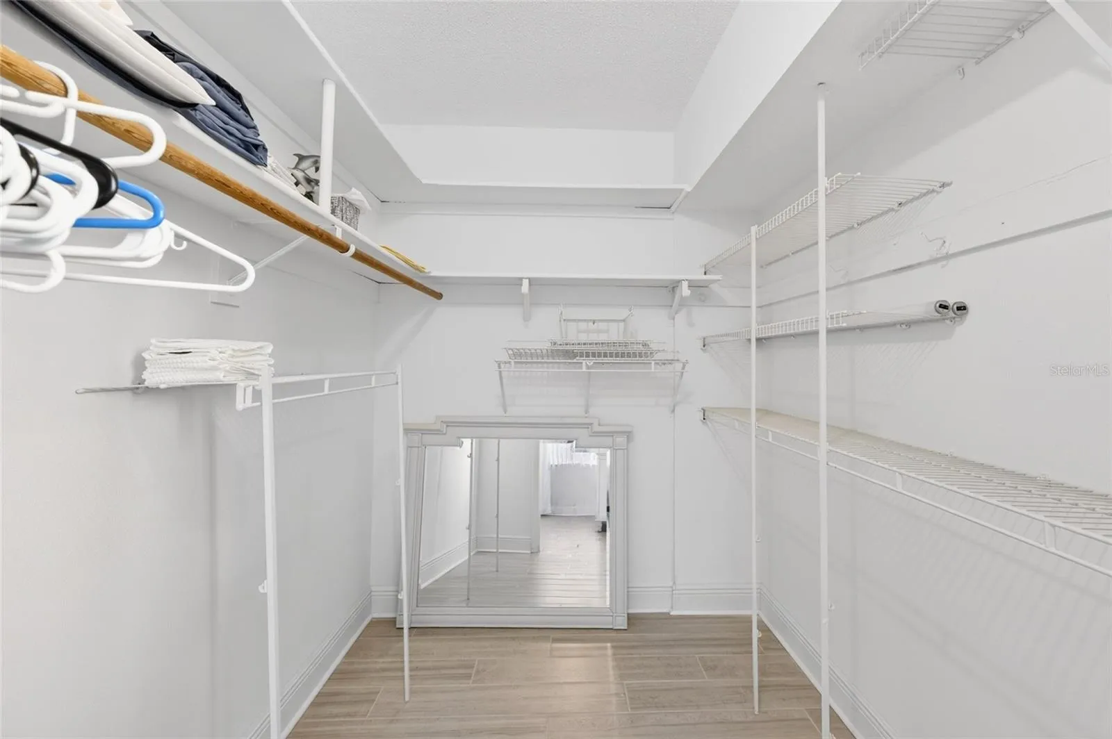 Primary walk-in closet