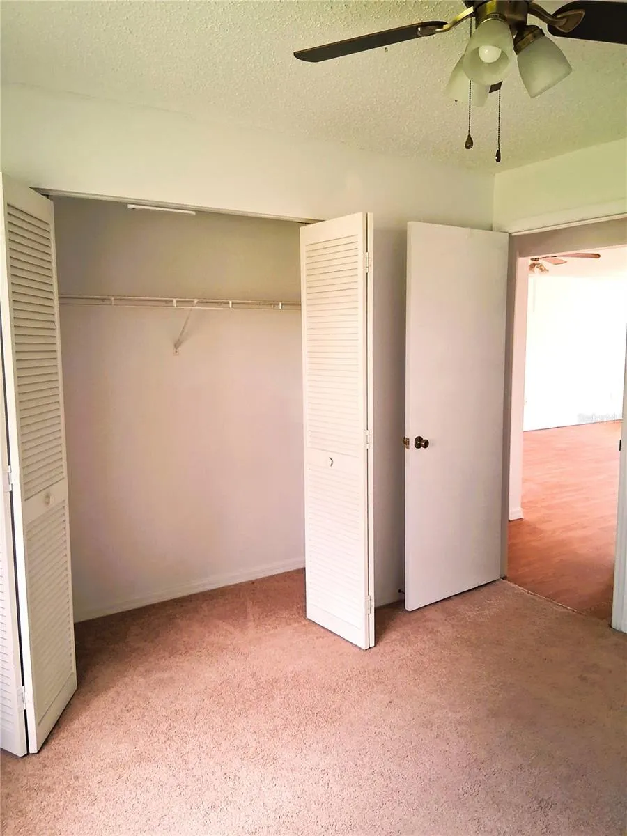 Bedroom II closet space