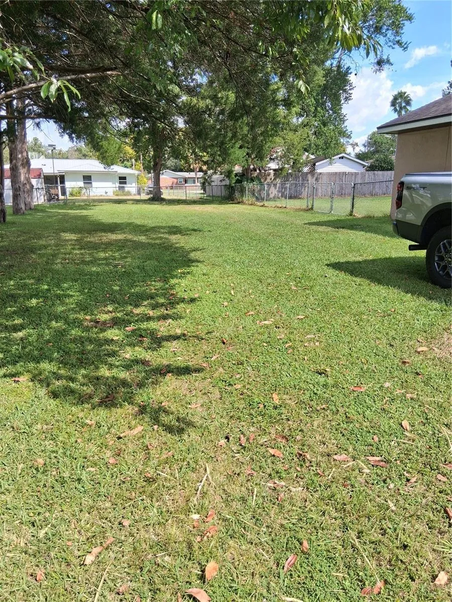 Extra fenced in backyard