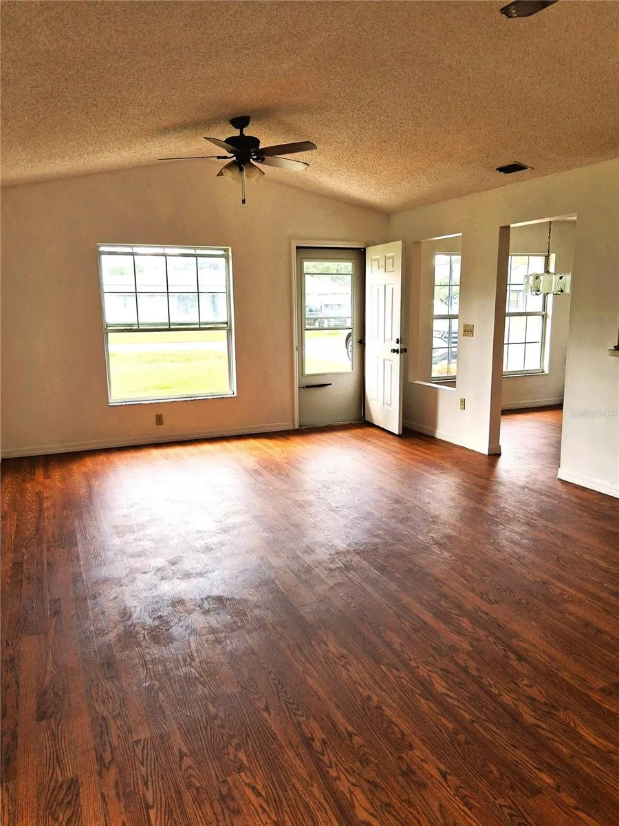 Living room looking toward enterance