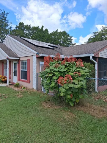 Bush right front and east side solar panels