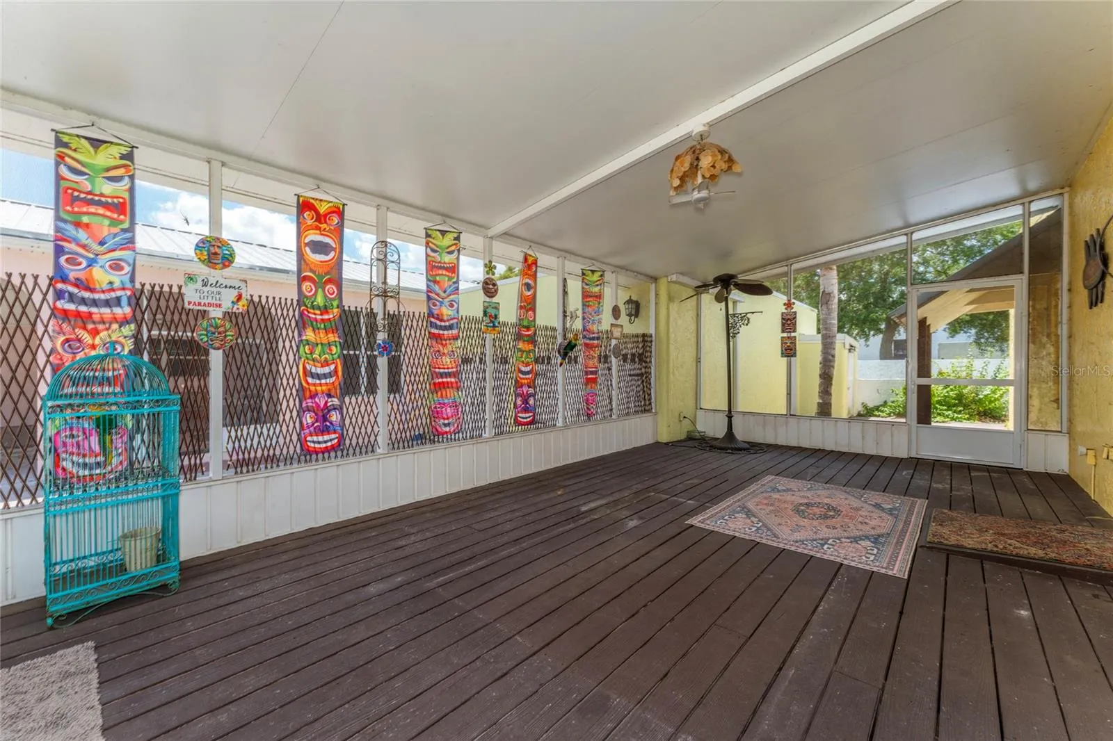 COVERED SCREENED FRONT PORCH