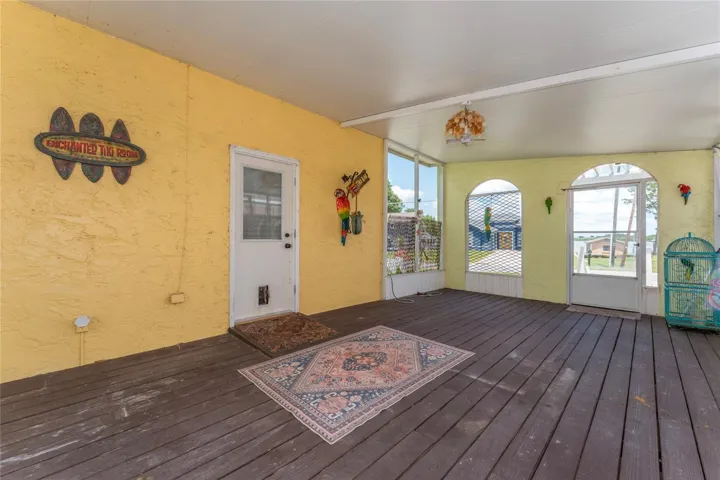 COVERED SCREENED FRONT PORCH