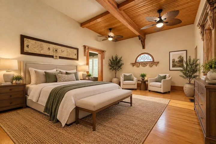 VIRTUALLY STAGED - MASTER BEDROOM
