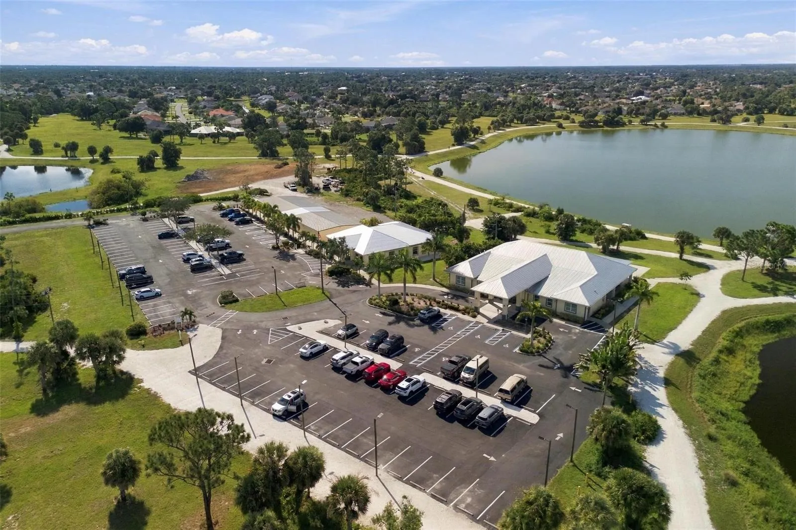 Aerial views of the Community Center