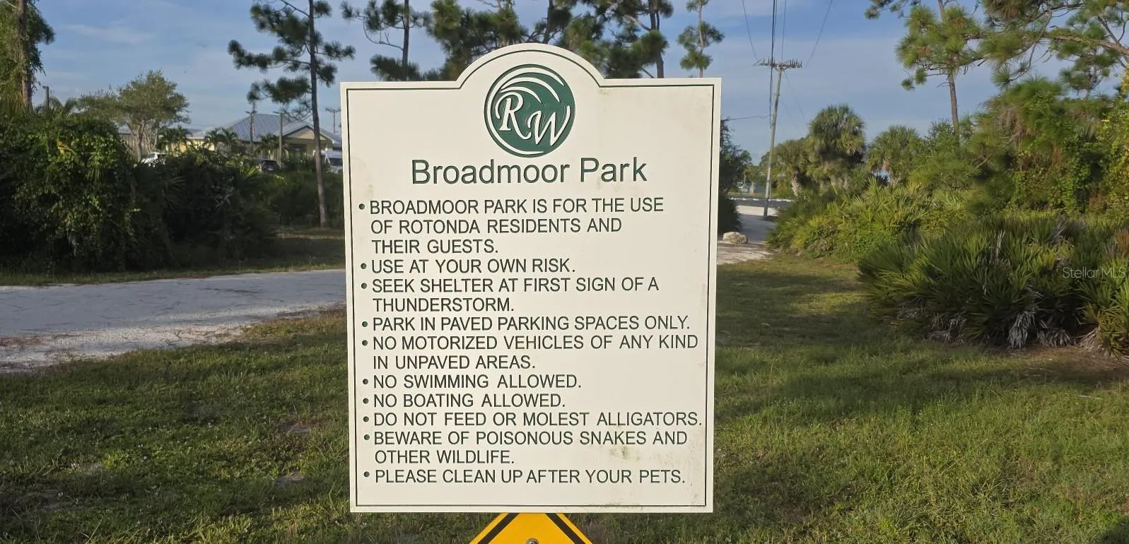 Broadmoor Park behind home...