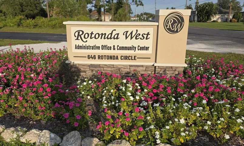 Rotonda West Community Center is walking distance from house...