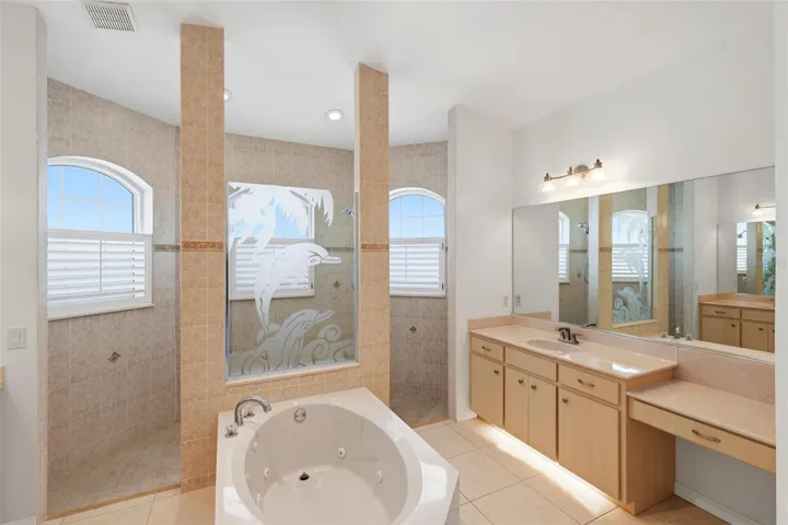 Beautiful and Spacious Primary Bathroom....