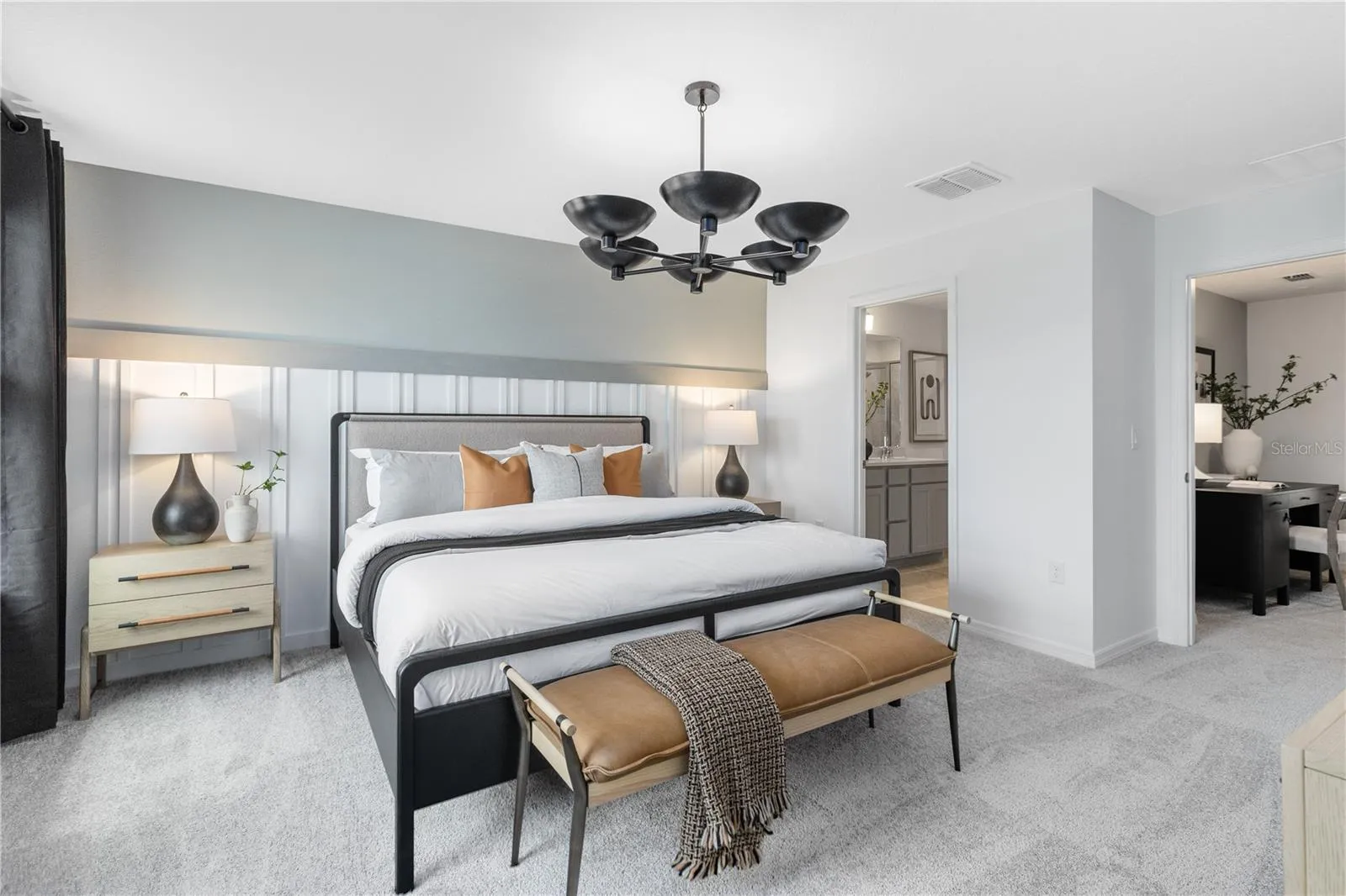 Model Home Design Only. Pictures and furnishings are for illustrative purposes only. Elevations, colors and options may vary. Furniture is for model home staging only.