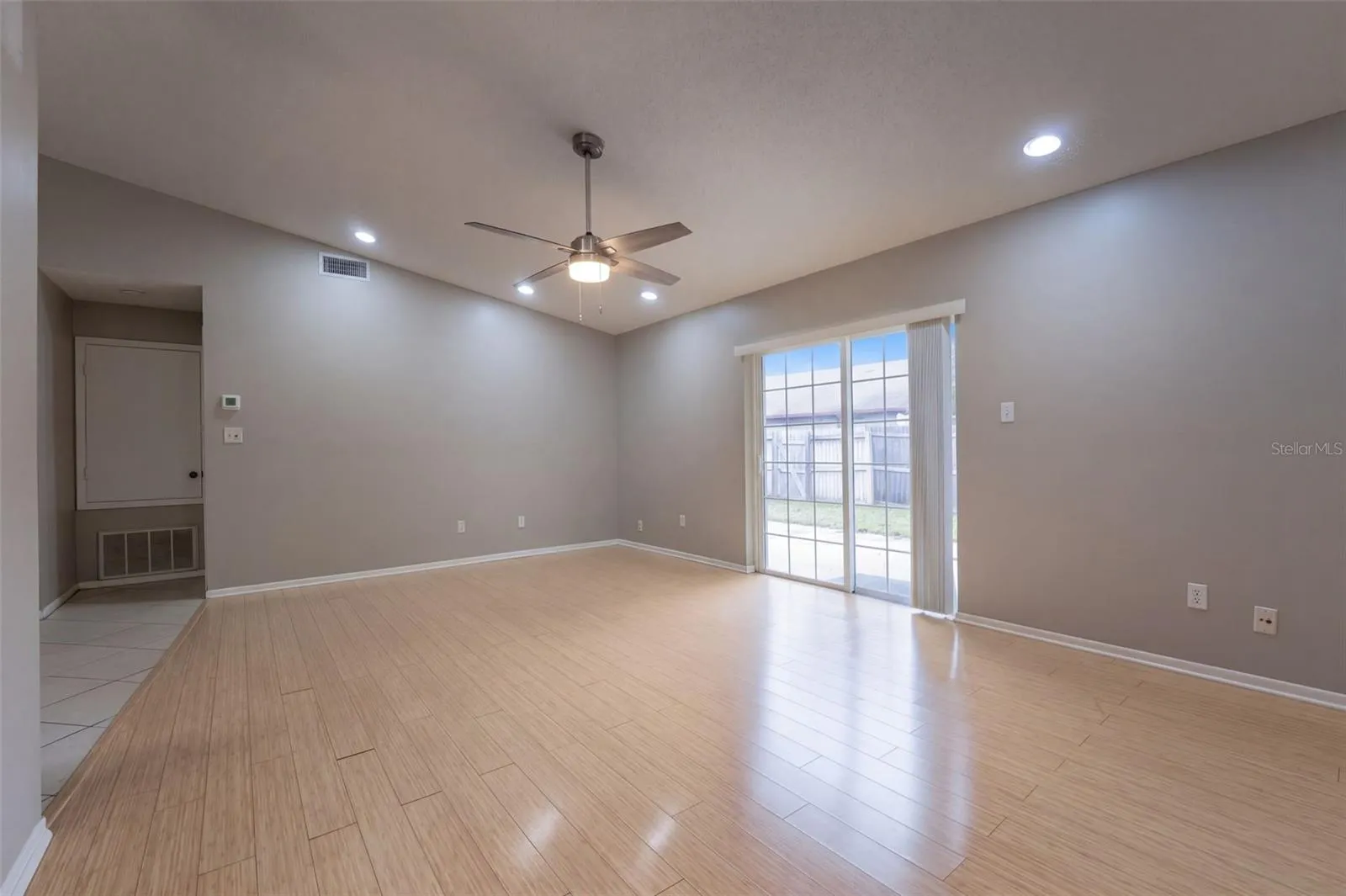 Great Room showing Sliders to Backyard and Lanai