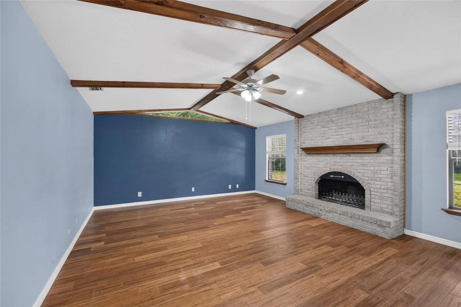 Living Room with Fireplace