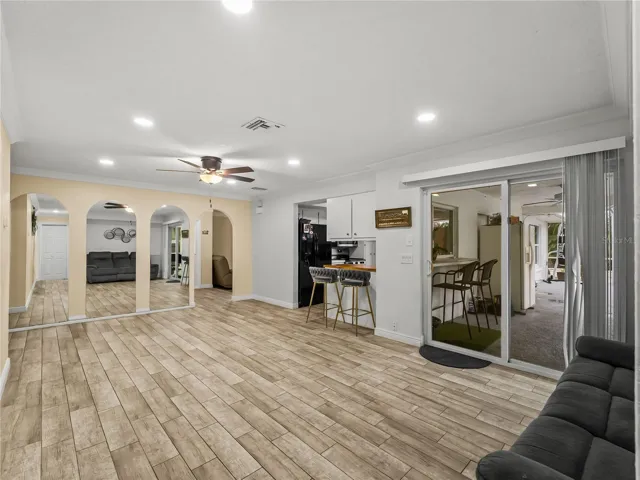 Family room looking back towards the foyer.