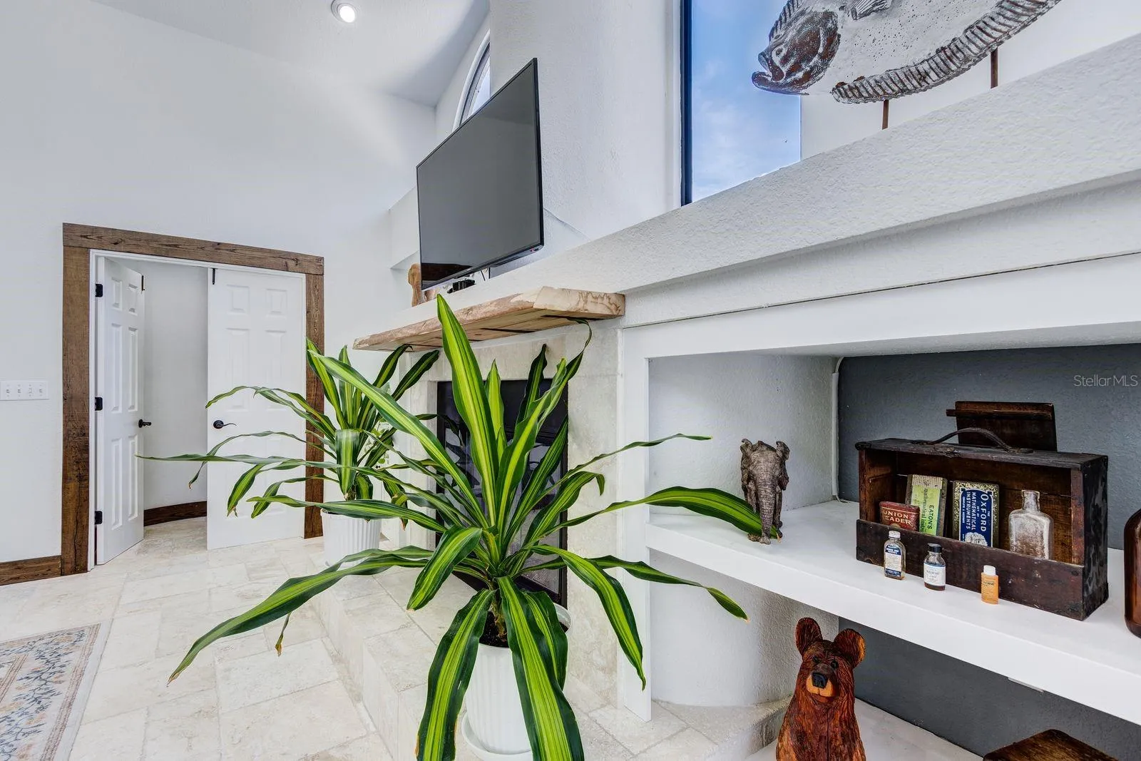 Double door entry from family room to in-law suite or 5th bedroom!