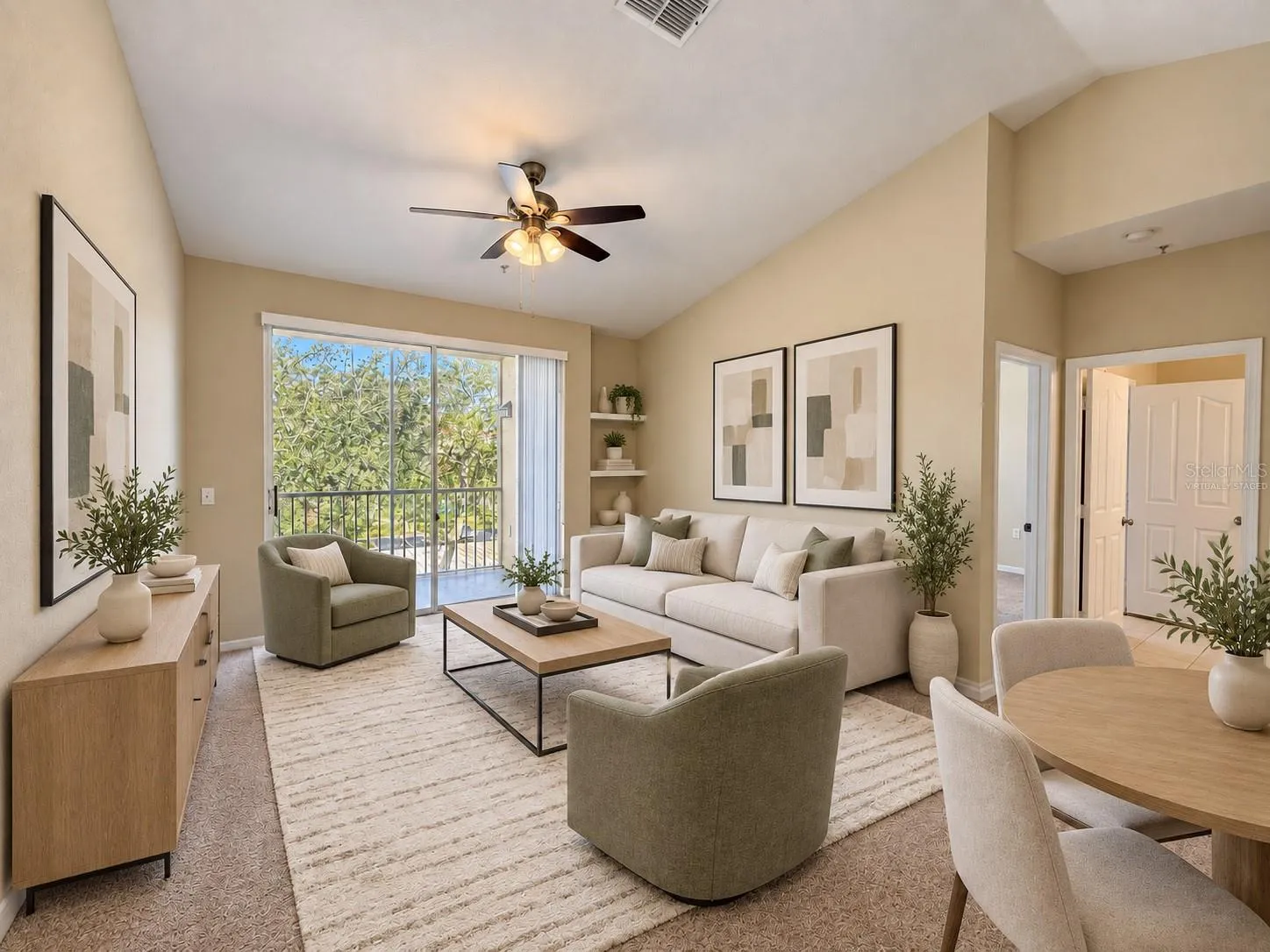 Virtually Staged: Living Room