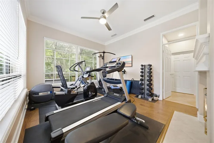 Bonus room - currently exercise room