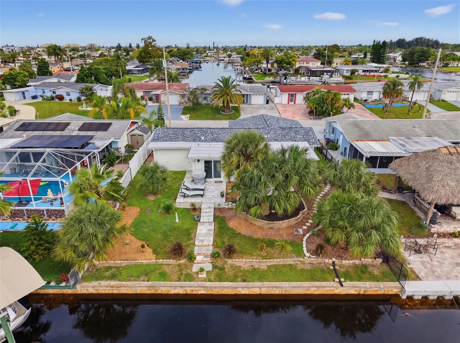 MATURE LANDSCAPING SHOWCASES THE BACKYARD