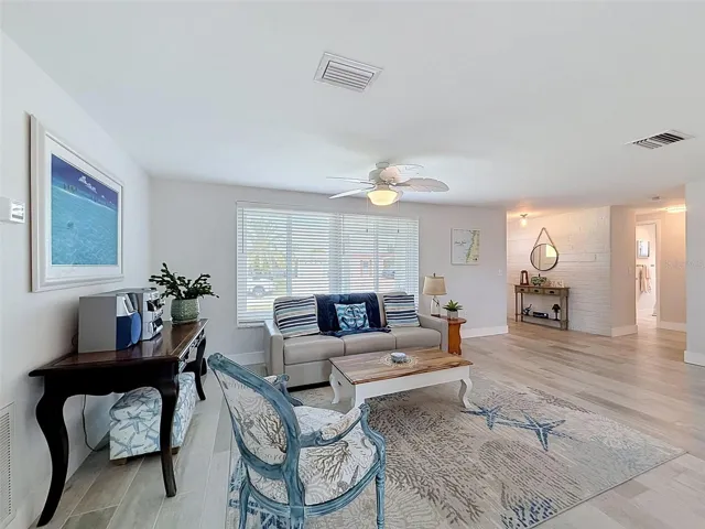 LIVING ROOM RIGHT OFF OF THE KITCHEN