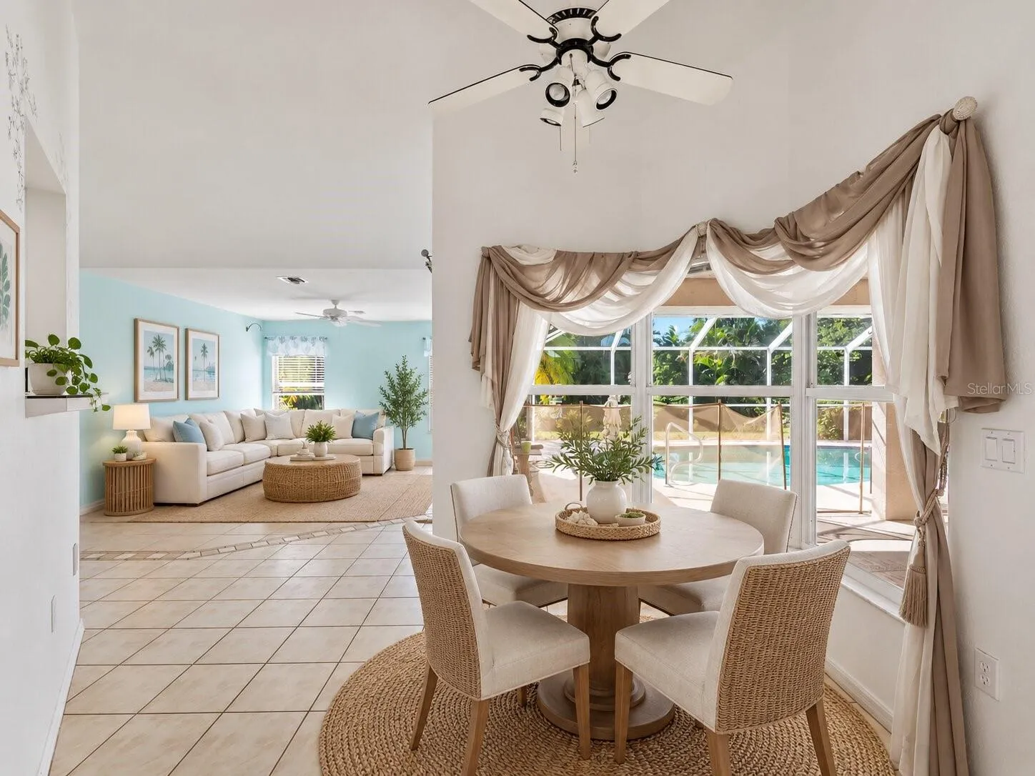 (Staged) BreakfastNook_134TocopillaStreet_PuntaGorda_NaturalLight_WindowView.jpg