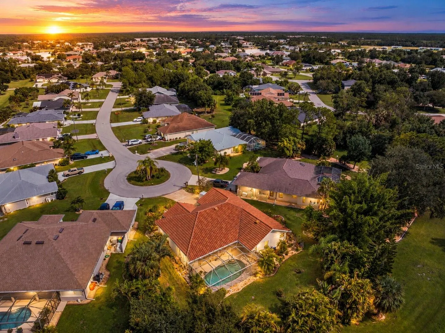 Aerial_134TocopillaStreet_PuntaGorda_NeighborhoodView_Twilight.jpg