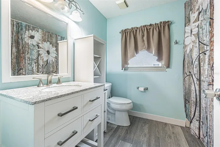 bath 2 in hallway between bedrooms 2 &amp; 3