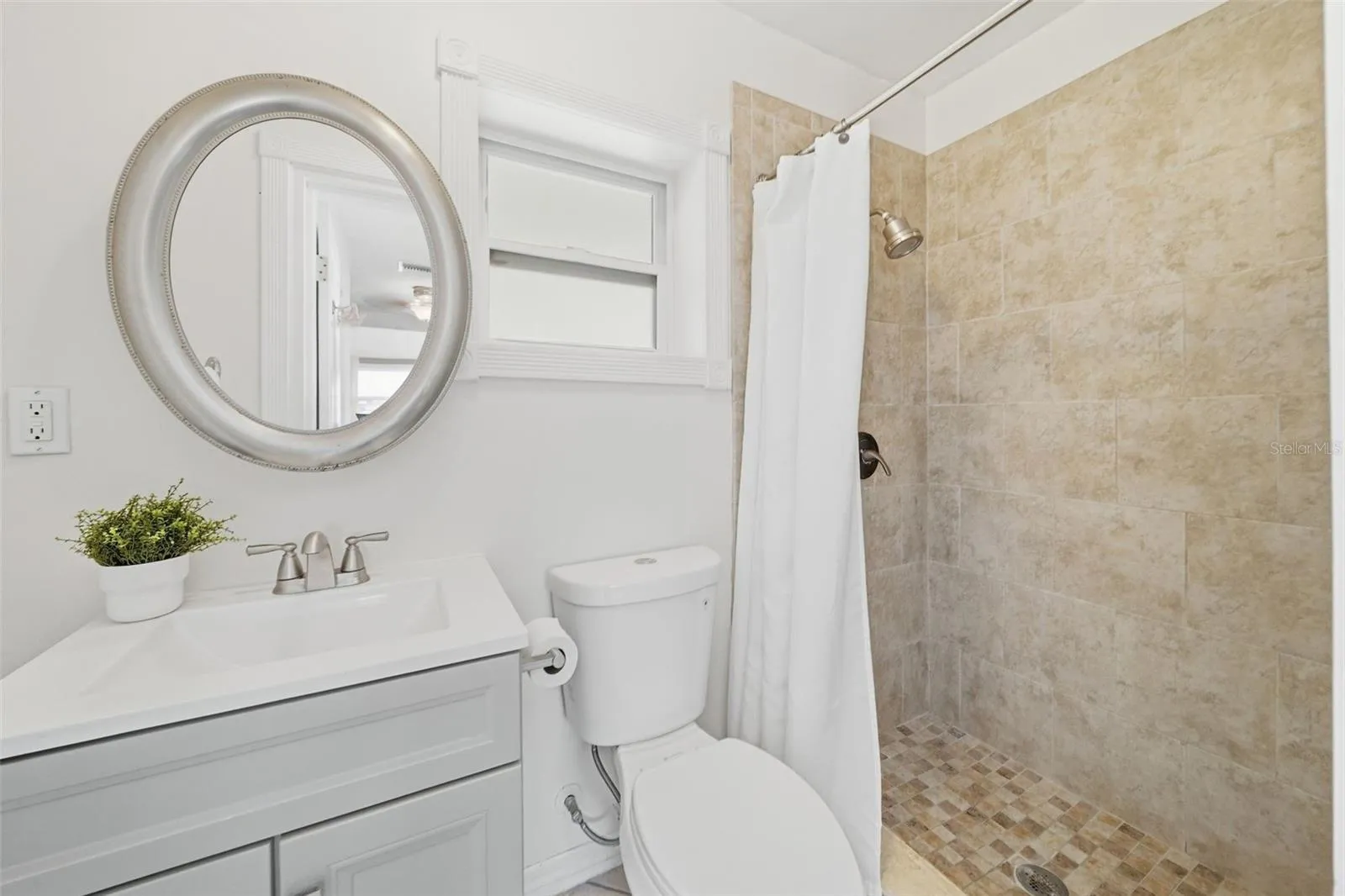 Primary Bathroom with walk-in shower