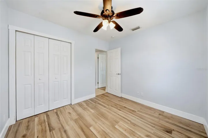 Third Bedroom facing the backyard
