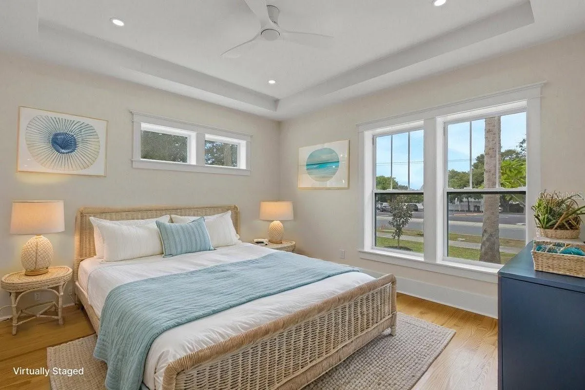 Staged Master Bedroom