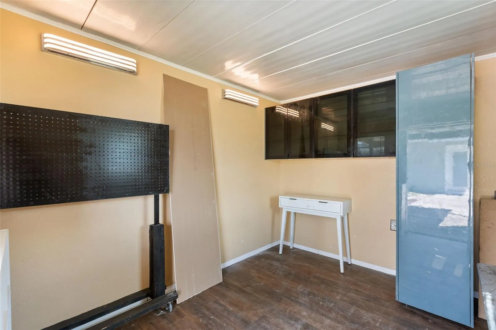 Inside of shed