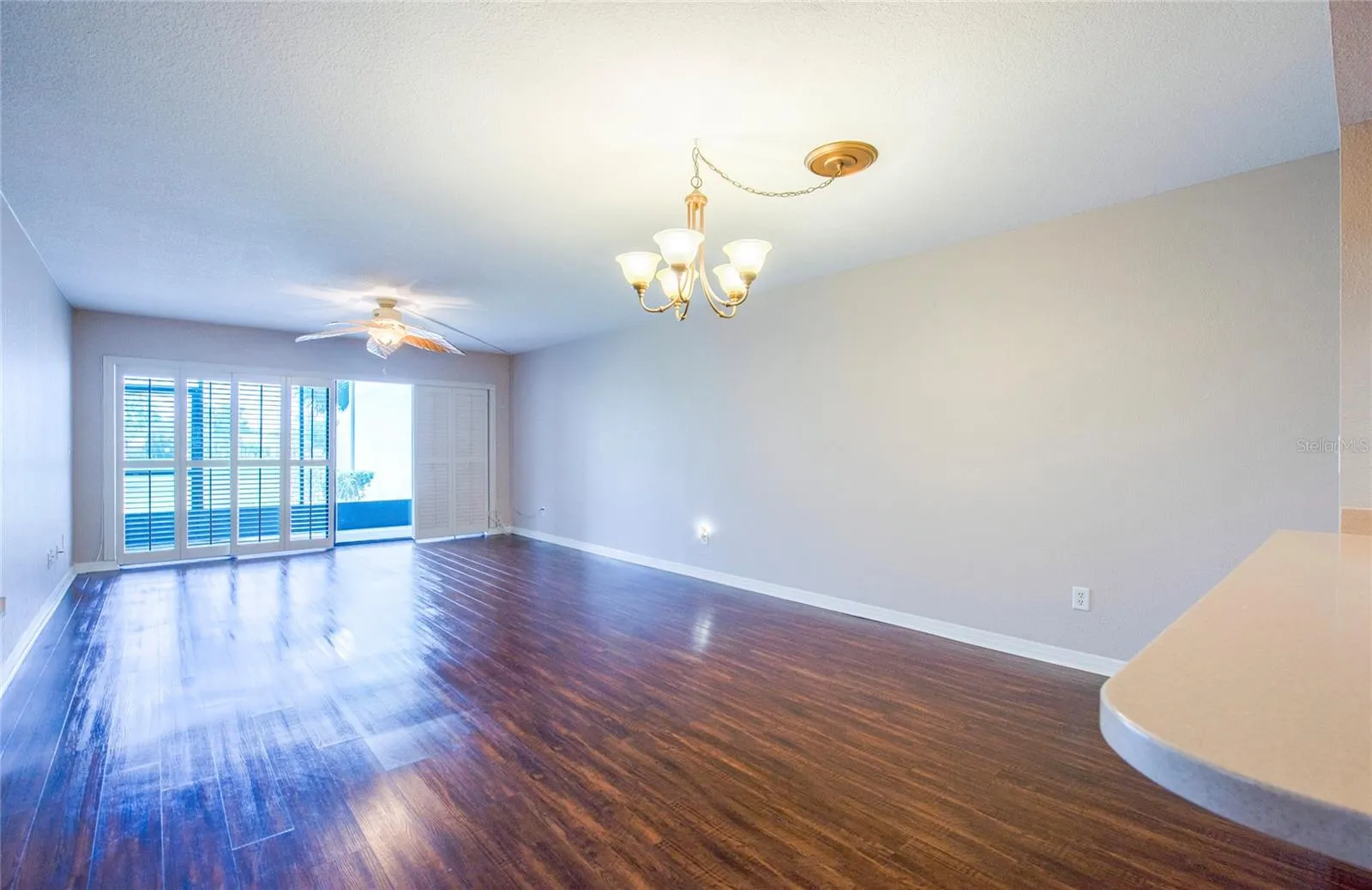 Dining/Family room overlooking the golf course