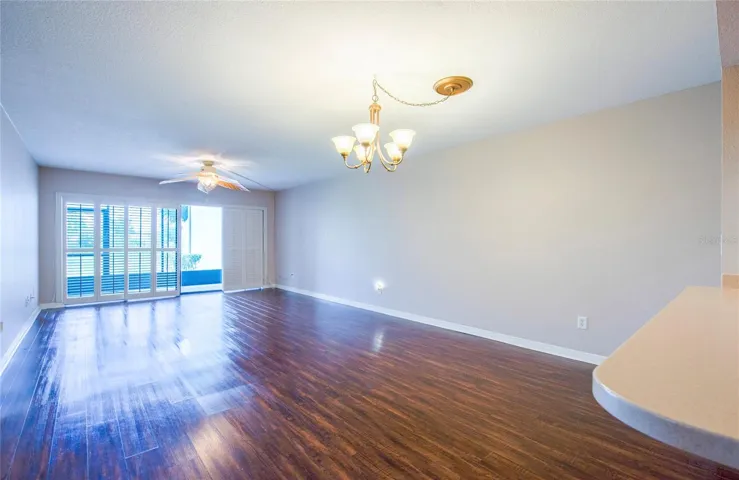 Dining/Family room overlooking the golf course