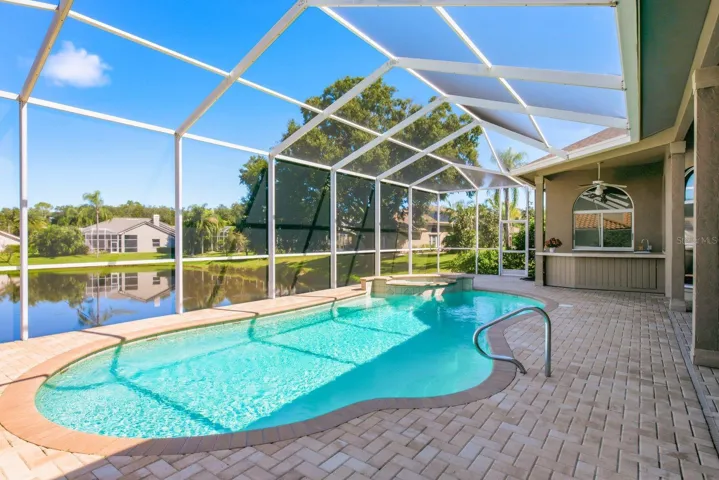 Gorgeous Pool overlooking the Pond