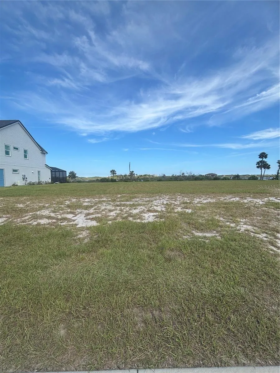 Front view of lot.