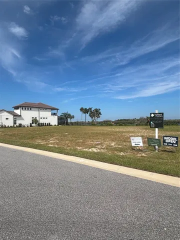 Front view of lot.