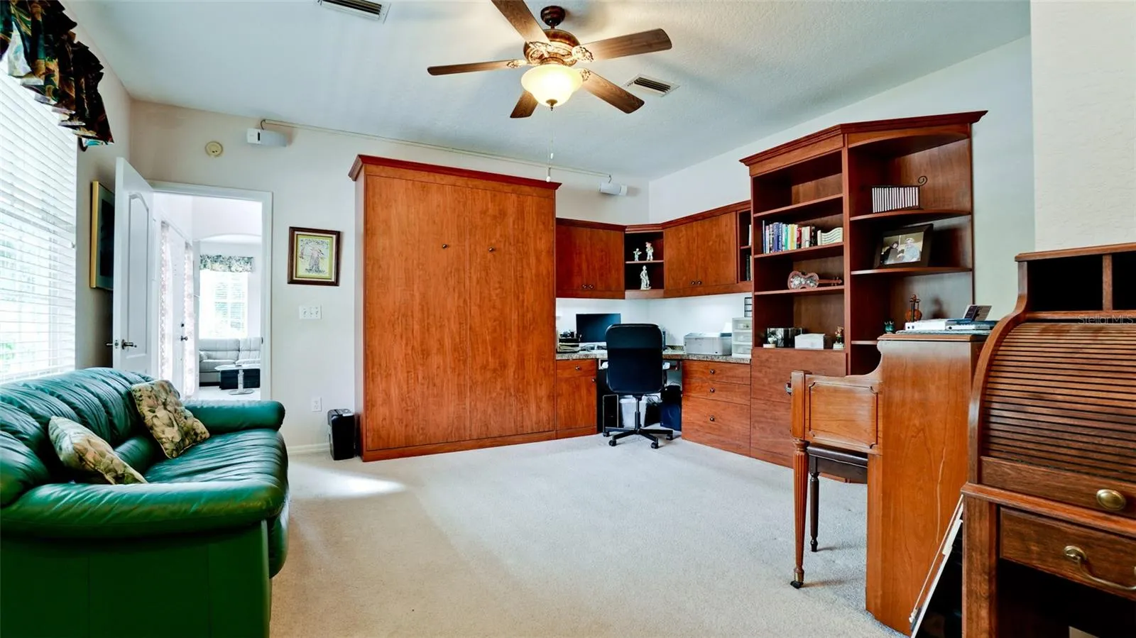 4th bedroom/flex space with Murphy bed closed