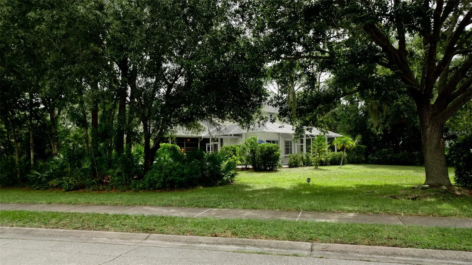 Partially wooded lot