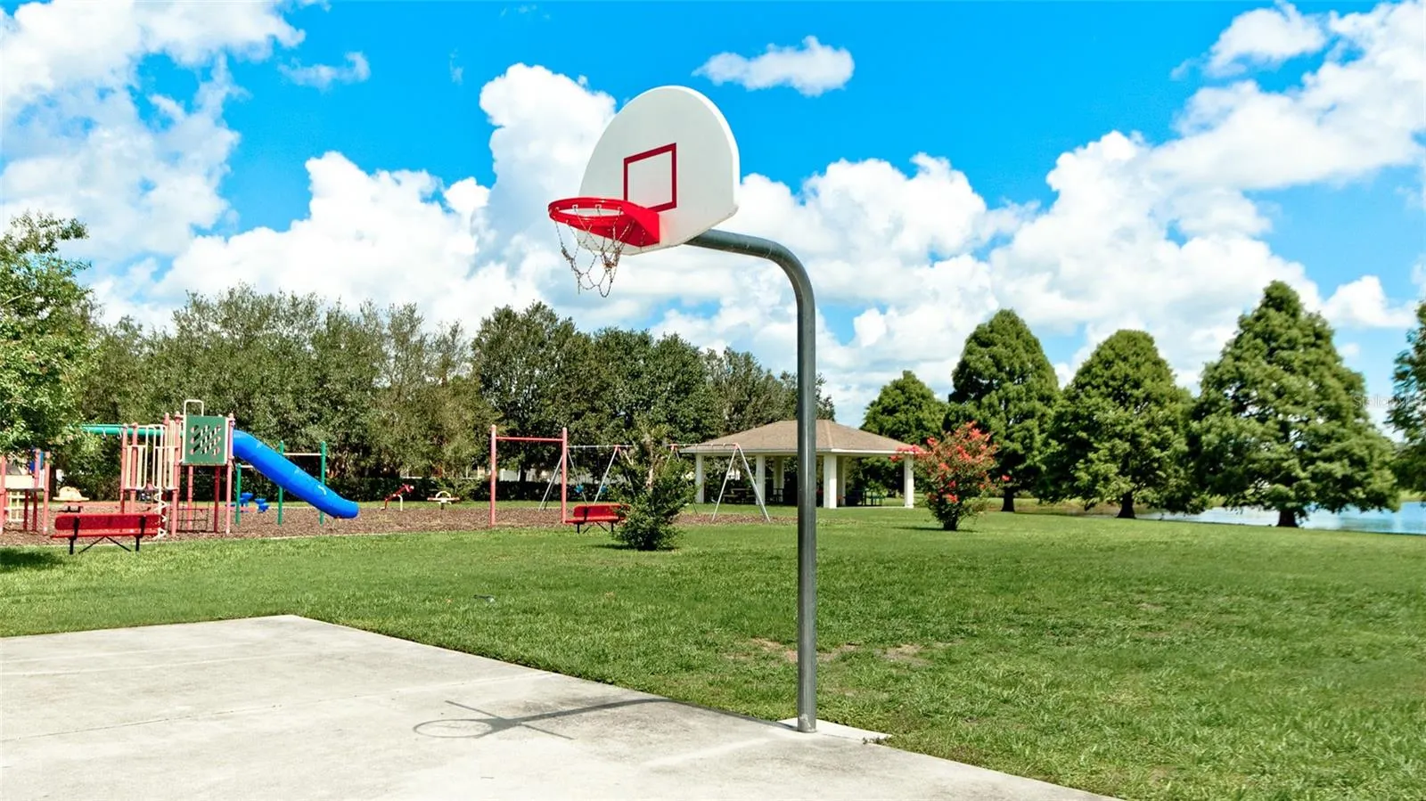 One of a few playgrounds in the community