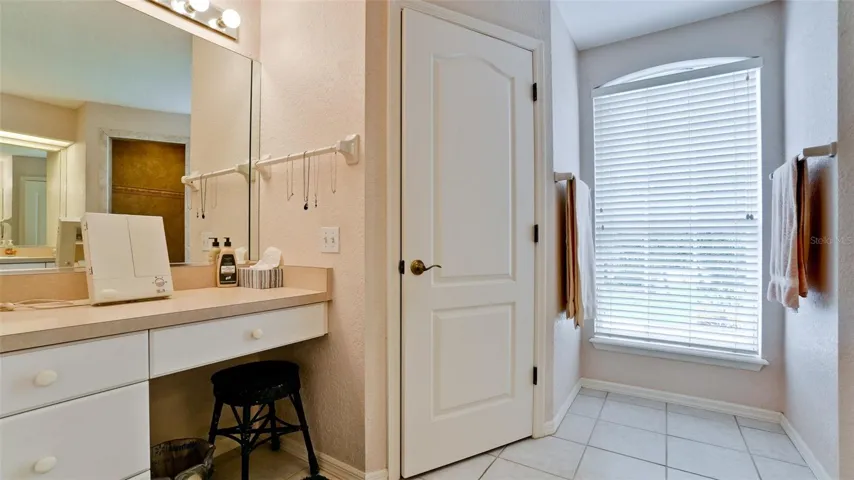 Primary ensuite looking into the bedroom