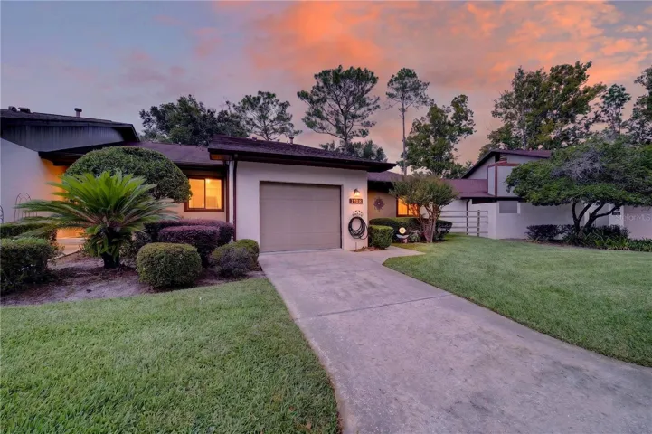 View of home at dusk