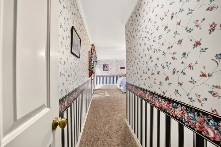 Entry to the primary bedroom offers additional privacy.