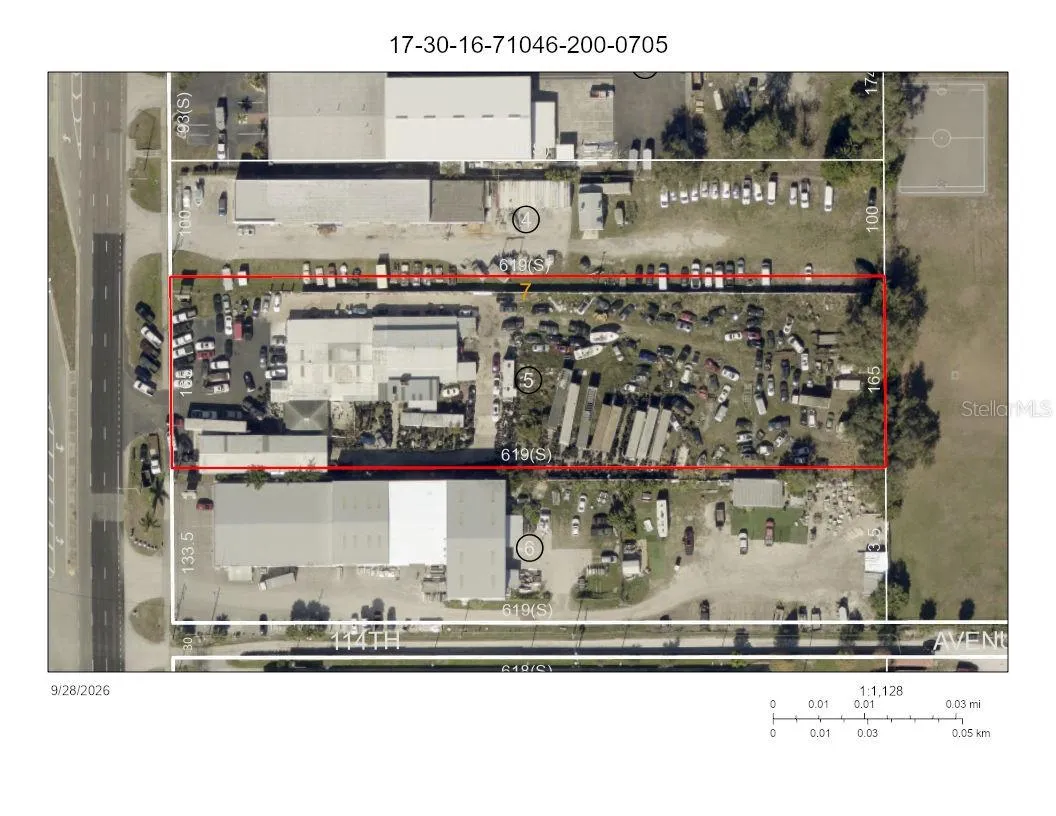 Pinellas County Enterprise GIS &amp; Tax Parcel Viewer. "Overlay for illustrative purposes only; not a certified survey."