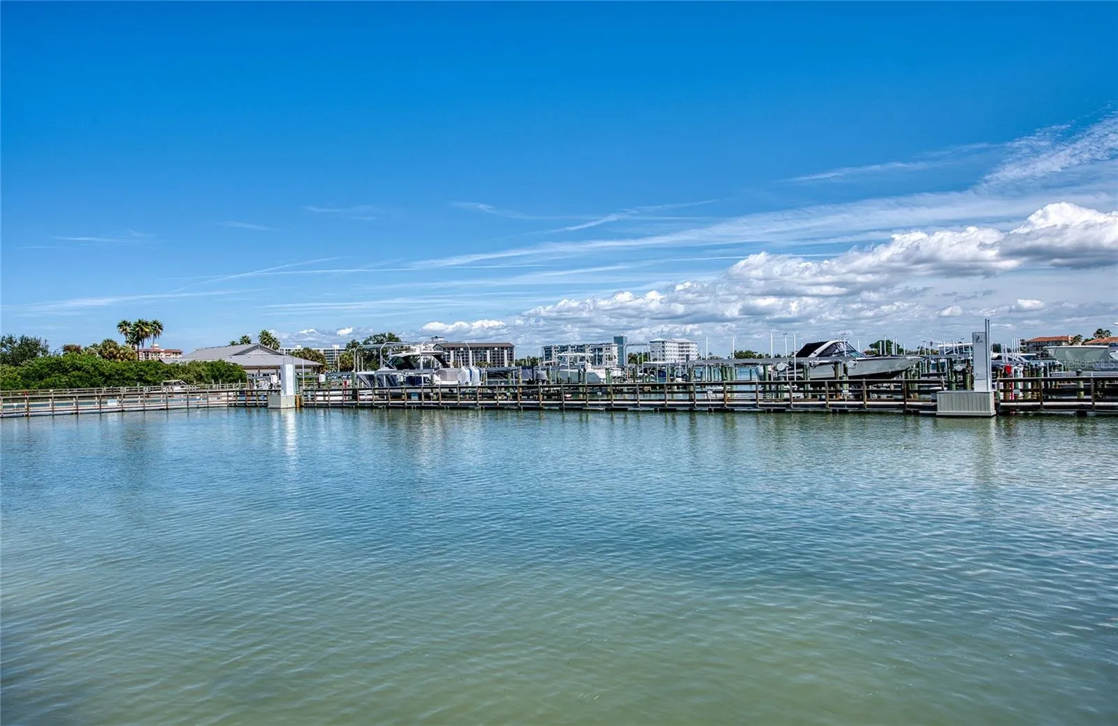 Belle Harbor Marina opens into Mandalay Channel