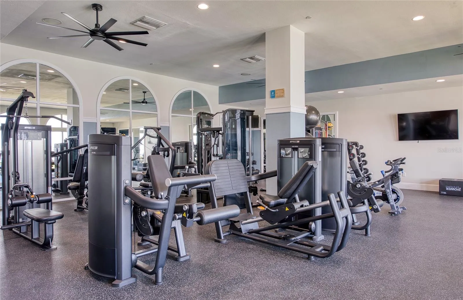 Fitness Center also has strength machines