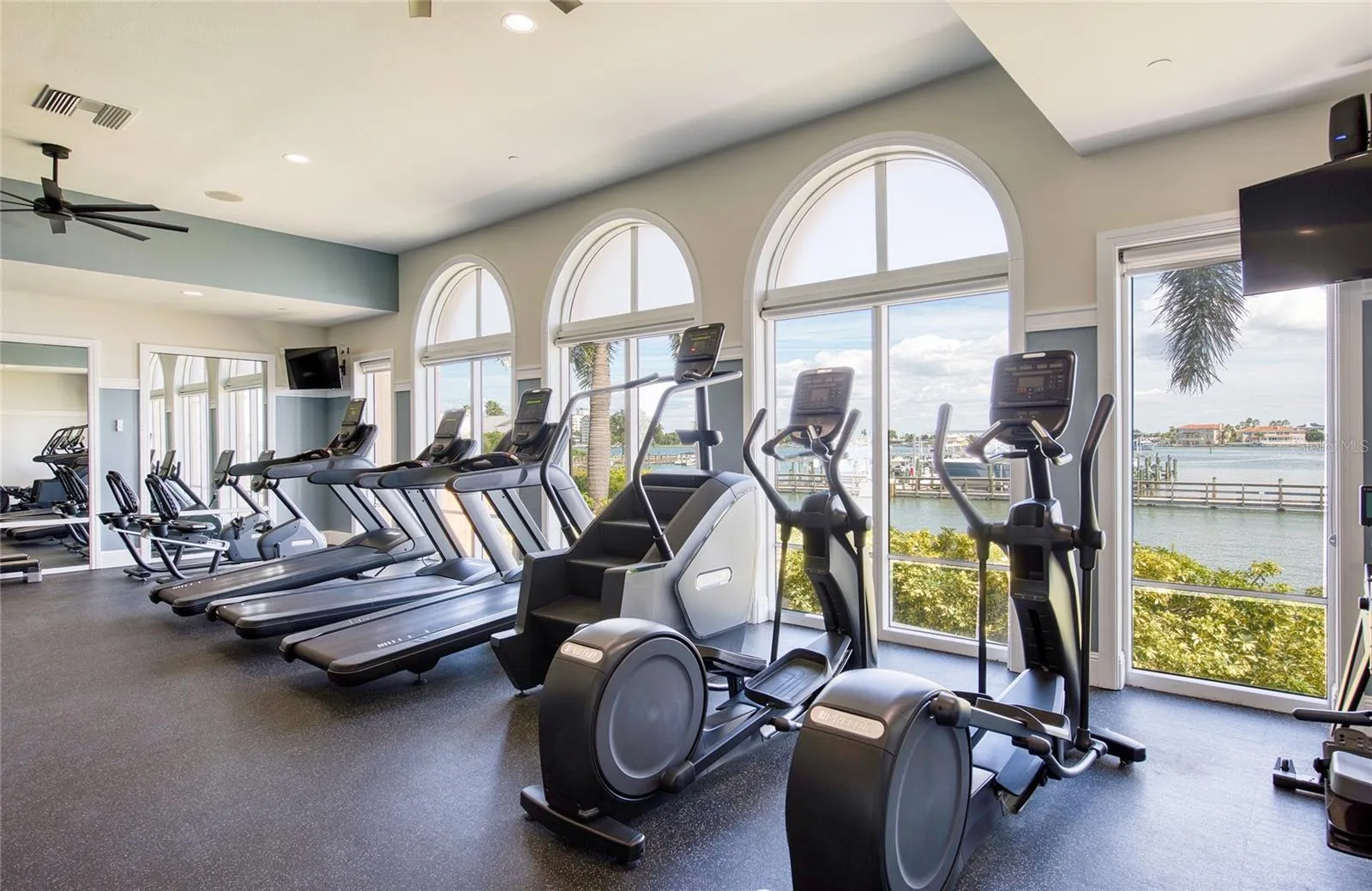 Fitness Center has Treadmills
